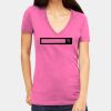Tultex 214 - Ladies' Slim Fit Fine Jersey V-Neck Thumbnail