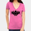 Tultex 214 - Ladies' Slim Fit Fine Jersey V-Neck Thumbnail