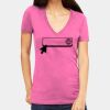 Tultex 214 - Ladies' Slim Fit Fine Jersey V-Neck Thumbnail