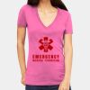 Tultex 214 - Ladies' Slim Fit Fine Jersey V-Neck Thumbnail