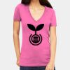 Tultex 214 - Ladies' Slim Fit Fine Jersey V-Neck Thumbnail