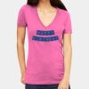 Tultex 214 - Ladies' Slim Fit Fine Jersey V-Neck Thumbnail