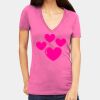 Tultex 214 - Ladies' Slim Fit Fine Jersey V-Neck Thumbnail