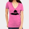 Tultex 214 - Ladies' Slim Fit Fine Jersey V-Neck Thumbnail