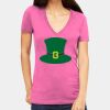 Tultex 214 - Ladies' Slim Fit Fine Jersey V-Neck Thumbnail