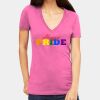 Tultex 214 - Ladies' Slim Fit Fine Jersey V-Neck Thumbnail