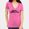 Tultex 214 - Ladies' Slim Fit Fine Jersey V-Neck Thumbnail