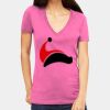 Tultex 214 - Ladies' Slim Fit Fine Jersey V-Neck Thumbnail