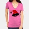 Tultex 214 - Ladies' Slim Fit Fine Jersey V-Neck Thumbnail