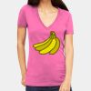 Tultex 214 - Ladies' Slim Fit Fine Jersey V-Neck Thumbnail