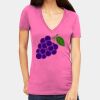 Tultex 214 - Ladies' Slim Fit Fine Jersey V-Neck Thumbnail
