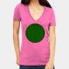 Tultex 214 - Ladies' Slim Fit Fine Jersey V-Neck Thumbnail