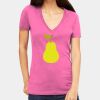 Tultex 214 - Ladies' Slim Fit Fine Jersey V-Neck Thumbnail
