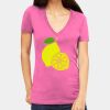 Tultex 214 - Ladies' Slim Fit Fine Jersey V-Neck Thumbnail