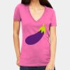 Tultex 214 - Ladies' Slim Fit Fine Jersey V-Neck Thumbnail