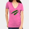 Tultex 214 - Ladies' Slim Fit Fine Jersey V-Neck Thumbnail
