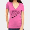 Tultex 214 - Ladies' Slim Fit Fine Jersey V-Neck Thumbnail