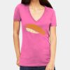 Tultex 214 - Ladies' Slim Fit Fine Jersey V-Neck Thumbnail