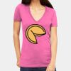 Tultex 214 - Ladies' Slim Fit Fine Jersey V-Neck Thumbnail