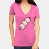 Tultex 214 - Ladies' Slim Fit Fine Jersey V-Neck Thumbnail