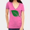Tultex 214 - Ladies' Slim Fit Fine Jersey V-Neck Thumbnail