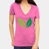 Tultex 214 - Ladies' Slim Fit Fine Jersey V-Neck Thumbnail