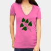 Tultex 214 - Ladies' Slim Fit Fine Jersey V-Neck Thumbnail
