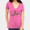 Tultex 214 - Ladies' Slim Fit Fine Jersey V-Neck Thumbnail
