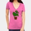 Tultex 214 - Ladies' Slim Fit Fine Jersey V-Neck Thumbnail