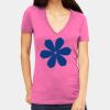 Tultex 214 - Ladies' Slim Fit Fine Jersey V-Neck Thumbnail