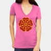 Tultex 214 - Ladies' Slim Fit Fine Jersey V-Neck Thumbnail