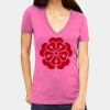 Tultex 214 - Ladies' Slim Fit Fine Jersey V-Neck Thumbnail