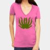 Tultex 214 - Ladies' Slim Fit Fine Jersey V-Neck Thumbnail