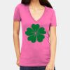 Tultex 214 - Ladies' Slim Fit Fine Jersey V-Neck Thumbnail