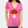 Tultex 214 - Ladies' Slim Fit Fine Jersey V-Neck Thumbnail