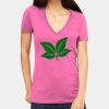 Tultex 214 - Ladies' Slim Fit Fine Jersey V-Neck Thumbnail