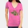 Tultex 214 - Ladies' Slim Fit Fine Jersey V-Neck Thumbnail