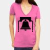 Tultex 214 - Ladies' Slim Fit Fine Jersey V-Neck Thumbnail