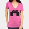 Tultex 214 - Ladies' Slim Fit Fine Jersey V-Neck Thumbnail