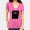 Tultex 214 - Ladies' Slim Fit Fine Jersey V-Neck Thumbnail