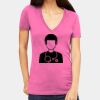 Tultex 214 - Ladies' Slim Fit Fine Jersey V-Neck Thumbnail