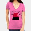 Tultex 214 - Ladies' Slim Fit Fine Jersey V-Neck Thumbnail