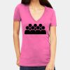 Tultex 214 - Ladies' Slim Fit Fine Jersey V-Neck Thumbnail