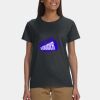 Gildan 100% Cotton Ladies T-Shirt Thumbnail