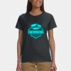 Gildan 100% Cotton Ladies T-Shirt Thumbnail
