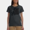 Gildan 100% Cotton Ladies T-Shirt Thumbnail